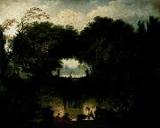 Jean Honore Fragonard Der Garten der Villa d'Este France oil painting artist